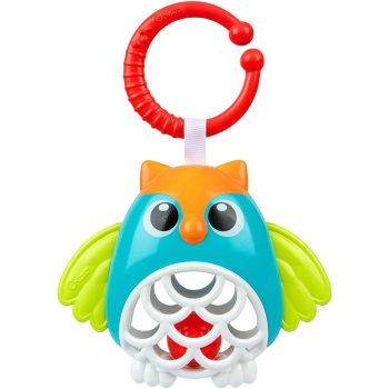 Chicco Owl Rattle jucărie suspendabilă contrastantă cu zornăitoare - imagine 2